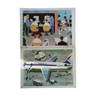 Set of 2 educational posters