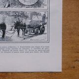 Original lithograph on rocks