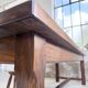 Table de ferme campagne noyer massif XL 250cm