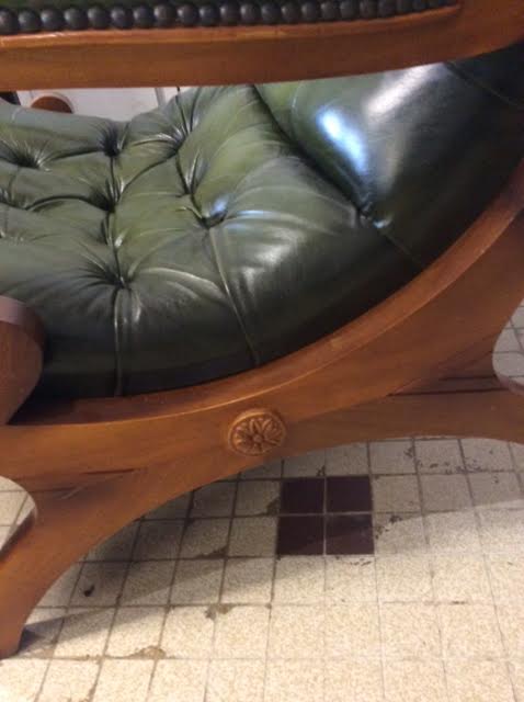 Chesterfield type armchair