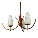 Mid-century chandelier by Stilnovo, Italy, 1940s-1950s.