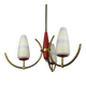 Mid-century chandelier by Stilnovo, Italy, 1940s-1950s.