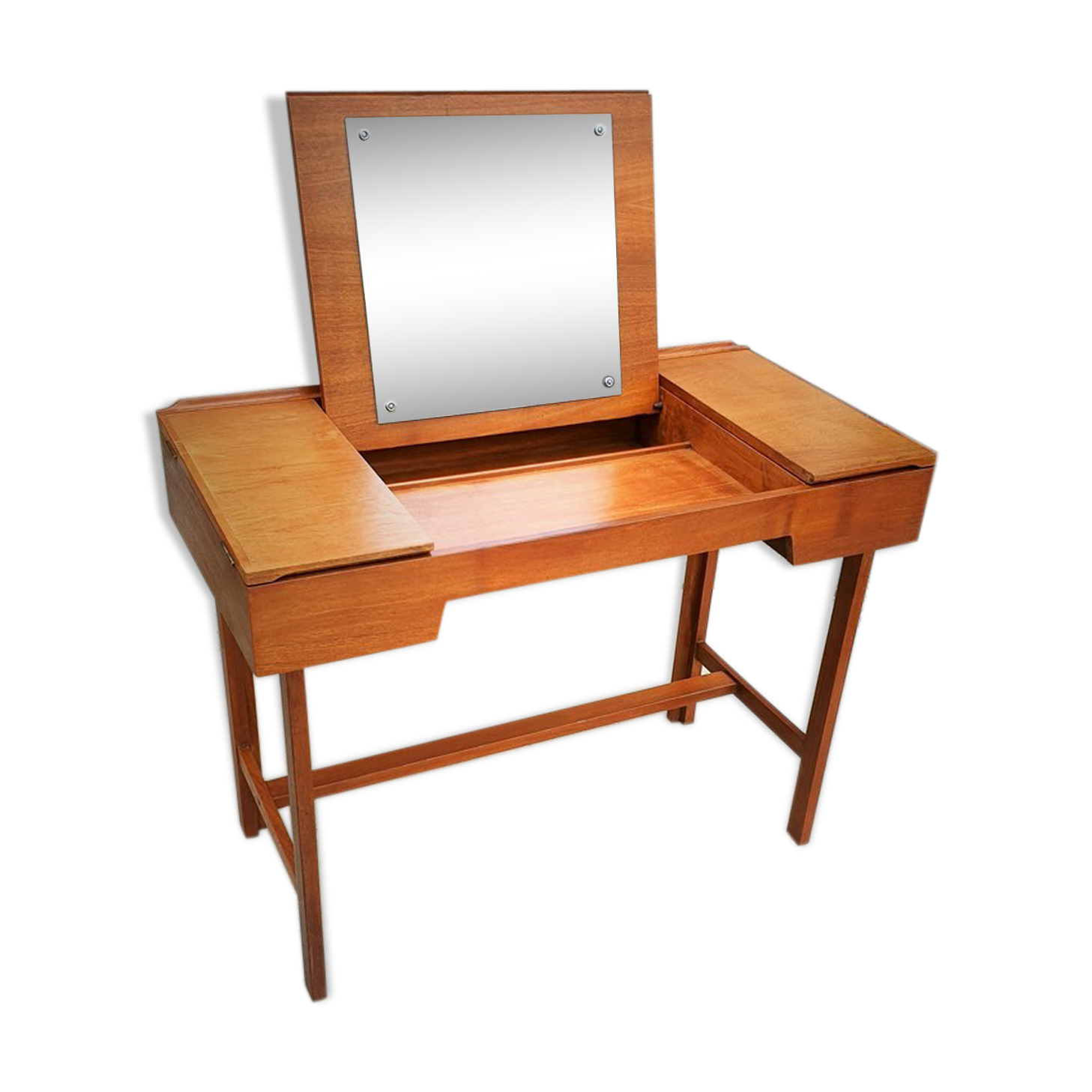 Scandinavian hairdresser in teak designer Svend Aage Madsen 60s