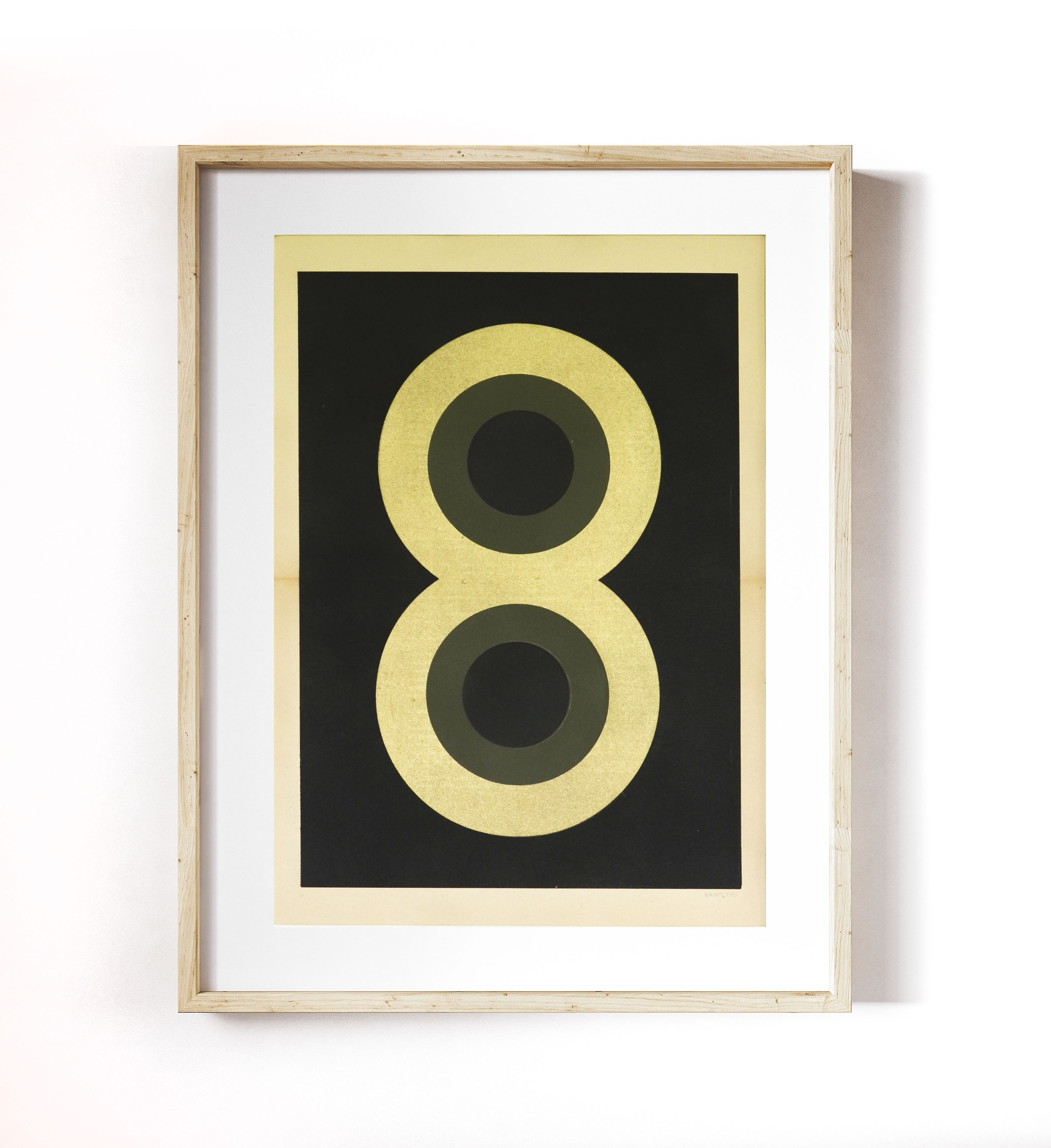 Collage on old paper • Touraine • signed Eawy