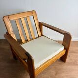 Fauteuil en pin massif