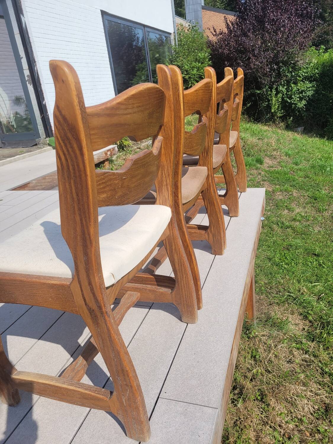 4 Guillerme and Chambron chairs