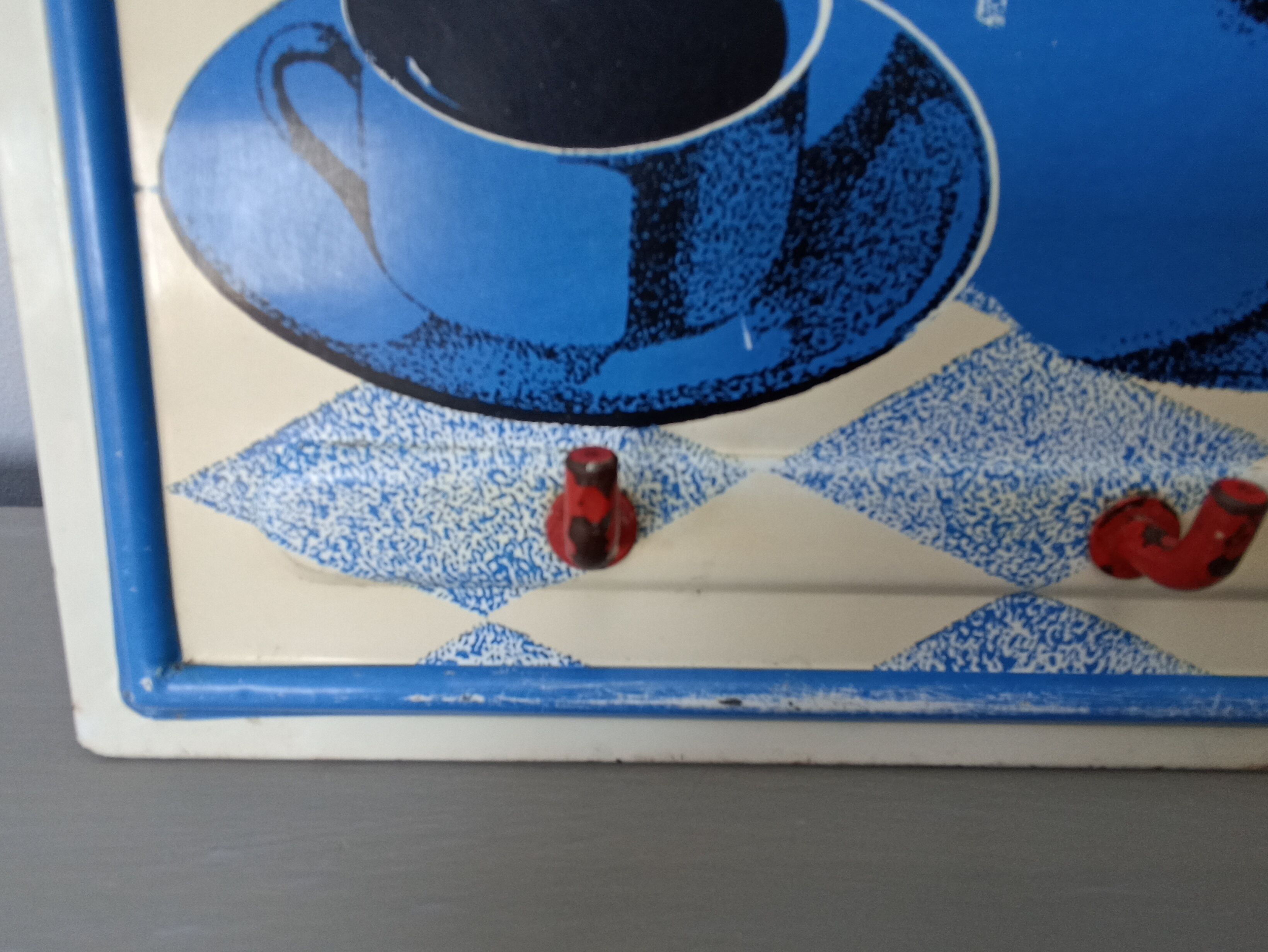 Hanging advertising tea towels