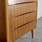 Commode Avalon du milieu du siècle en teck. Style vintage moderne et rétro.
