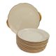 Set of 12 Villeroy & Boch dessert and dish plates