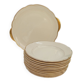 Set of 12 Villeroy & Boch dessert and dish plates