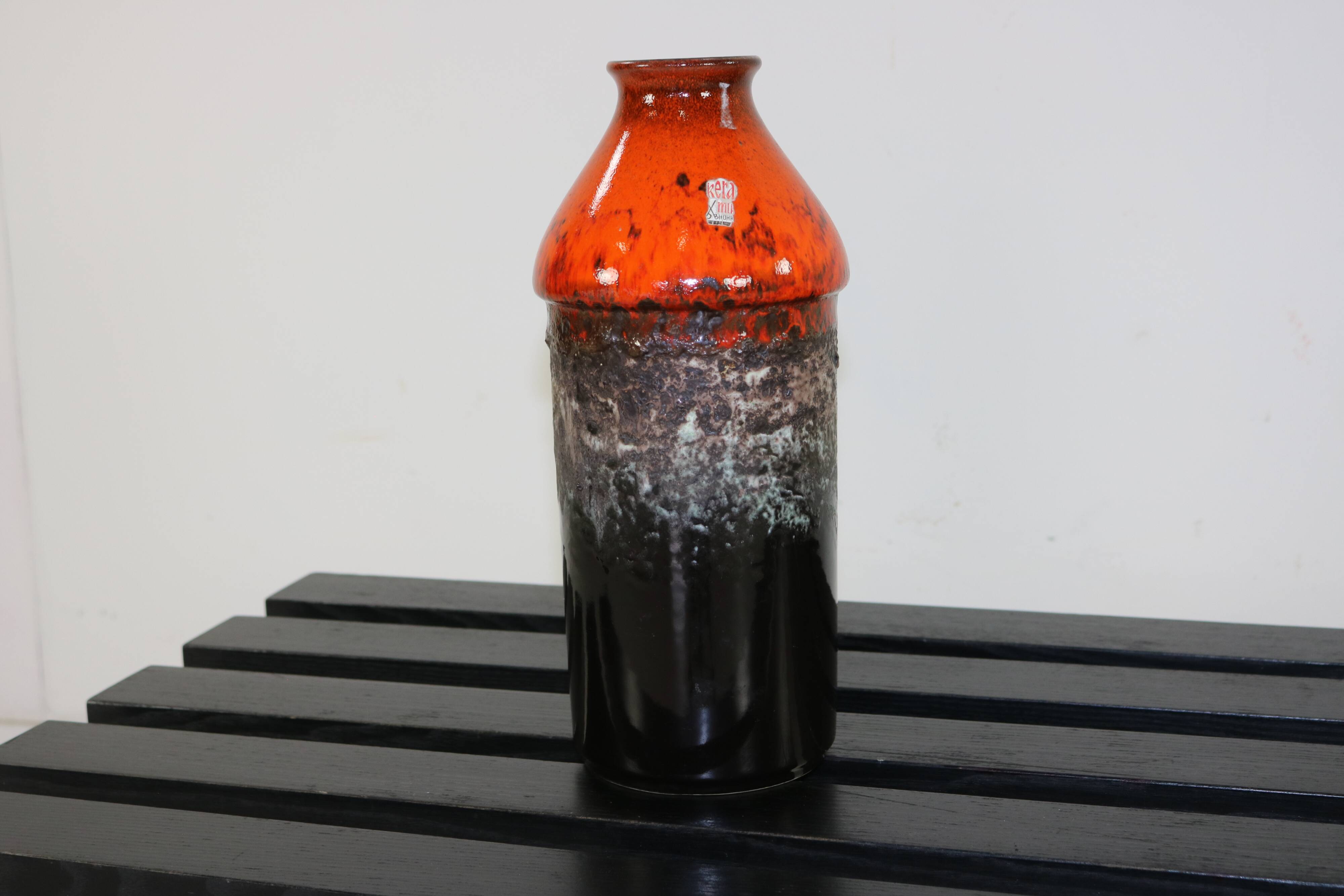 West Germany fat lava vase