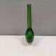 Handmade Murano vase in green and transparent. Estimated 1970-1980