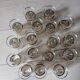 17 vintage stemmed glasses in smoked glass