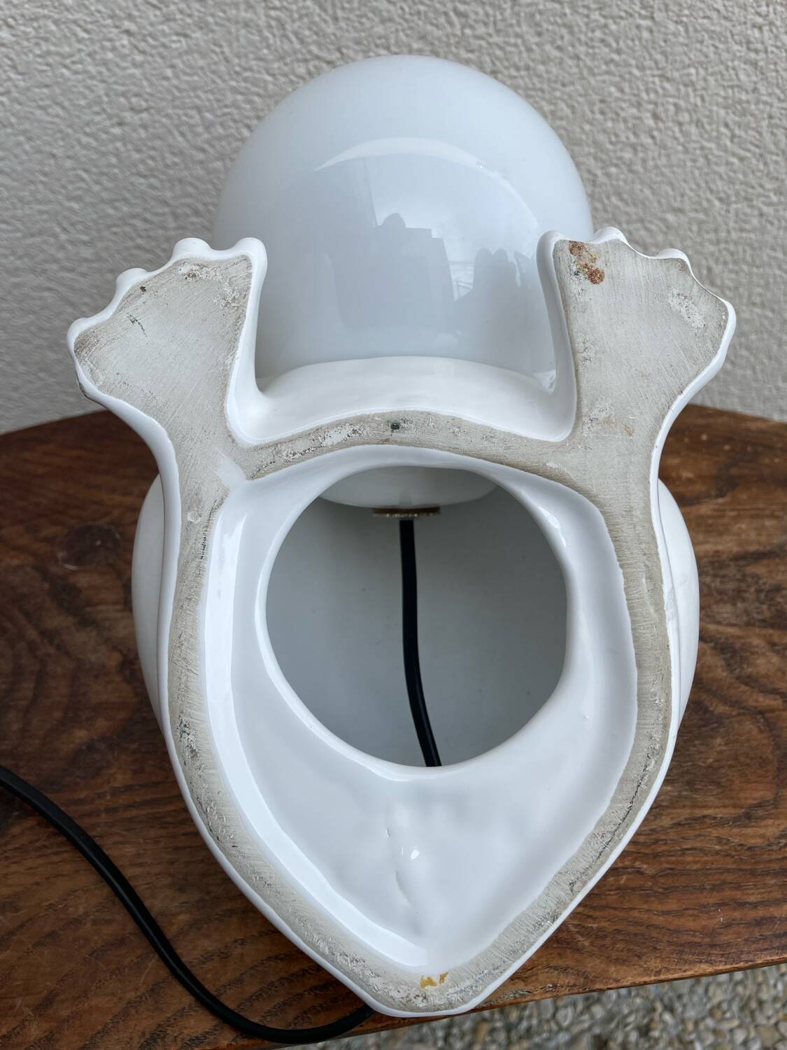Vintage 80's frog lamp