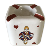 Vintage advertising ashtray in ceramic