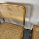 Set of 4 vintage Cesca S32 dining chairs by Marcel Breuer, 1990s