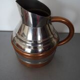 Carafe pitcher of metal bistro 50/60