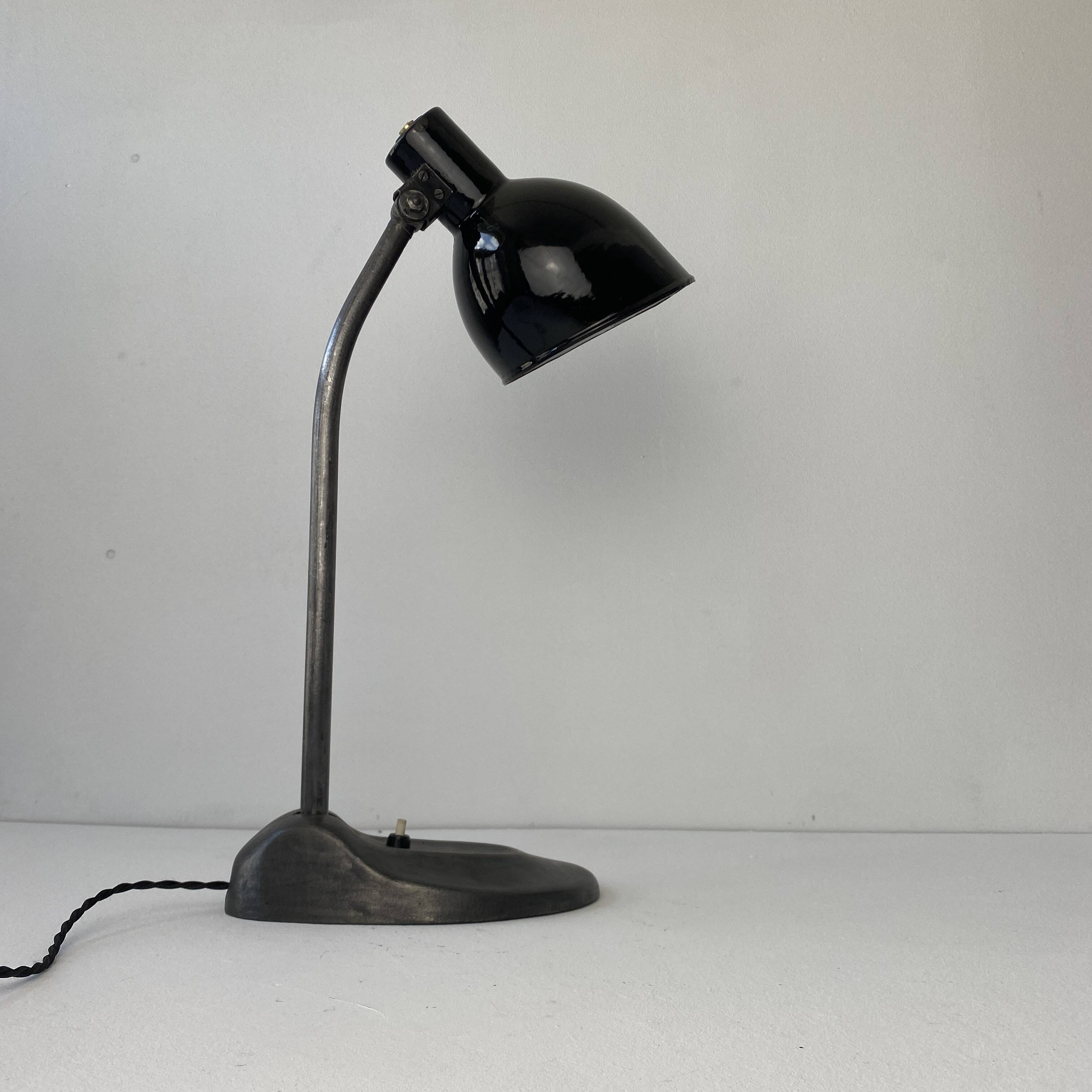 Old industrial Bauhaus desk lamp