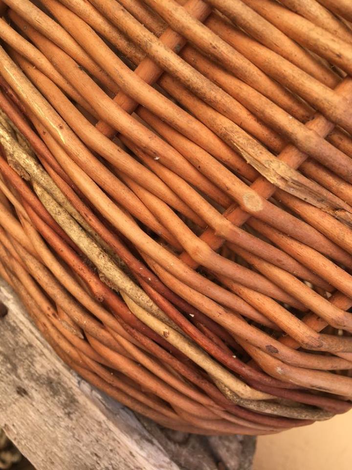 Old wicker basket