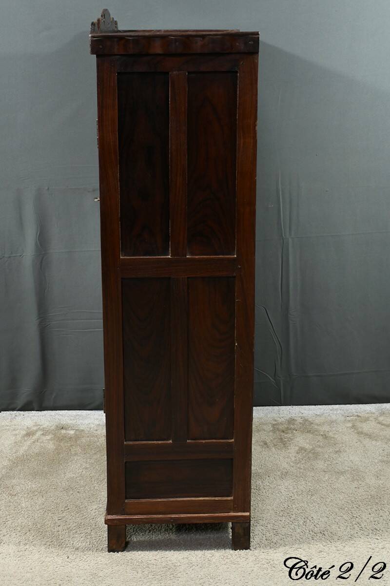 Pondicherry Spice Cabinet, in Teak and Rosewood – 1900