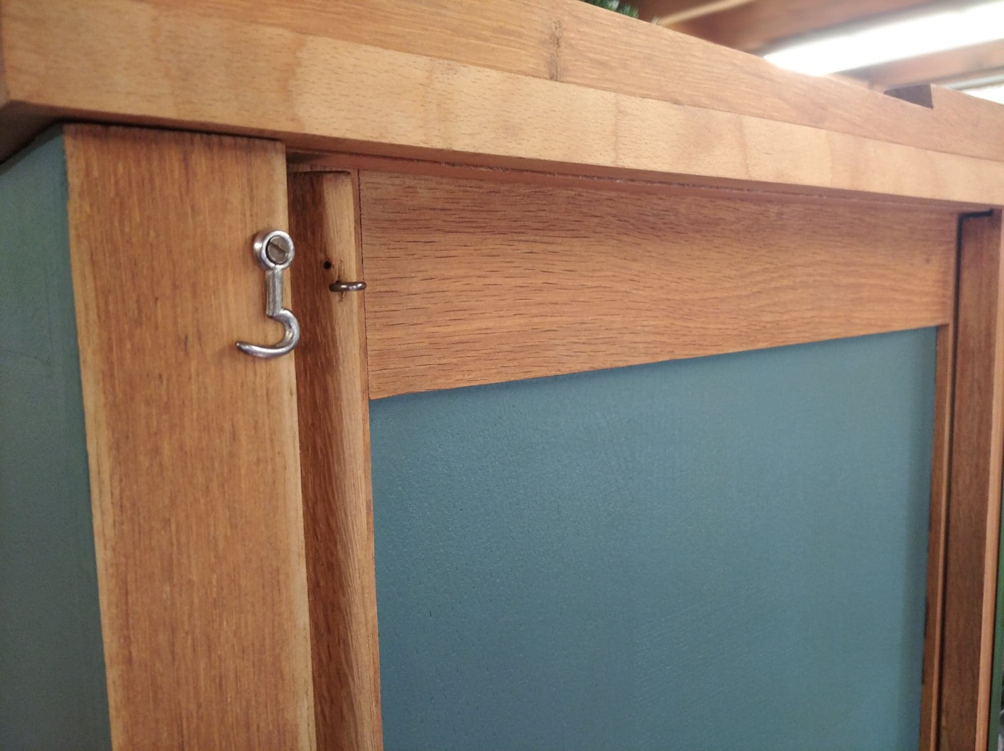 Vintage wardrobe feet compass sliding doors