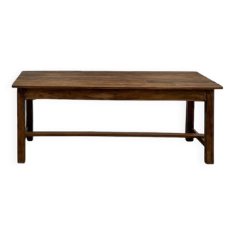 1950s Solid Pine Farmhouse Table
