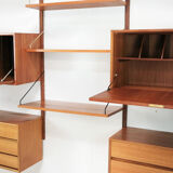 Poul Cadovius teak bookcase Danish 1960