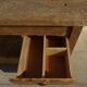 Large workbench with press, 2 drawers and storage tray - Totally sanded and varnished