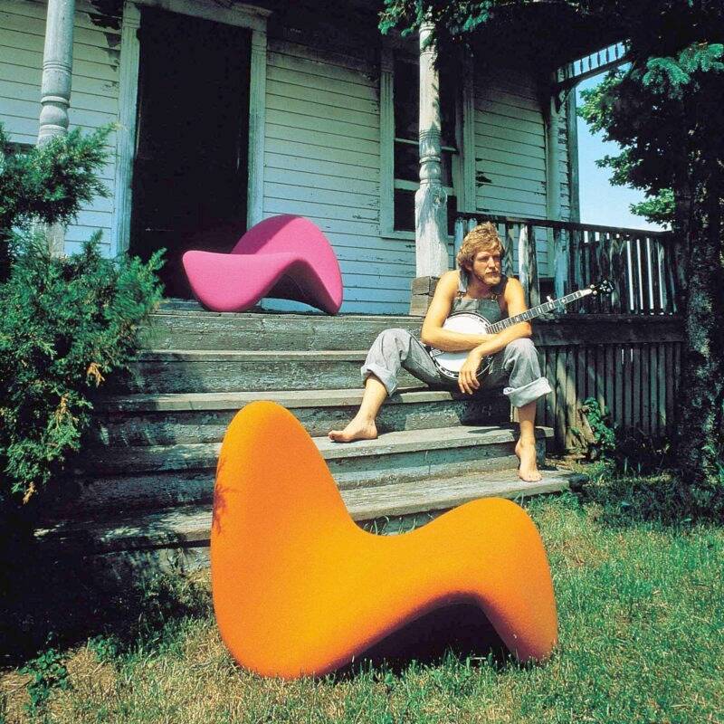 PIERRE PAULIN, 2 ARMCHAIR CHAIRS 557 known as TONGUE, ARTIFORT ED., 1967