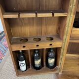 Foldable solid tech bar cabinet