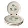 Set of 6 flat plates model Poisson Saint-Amand 50s