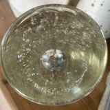 Vintage bubbled glass vase, 1970