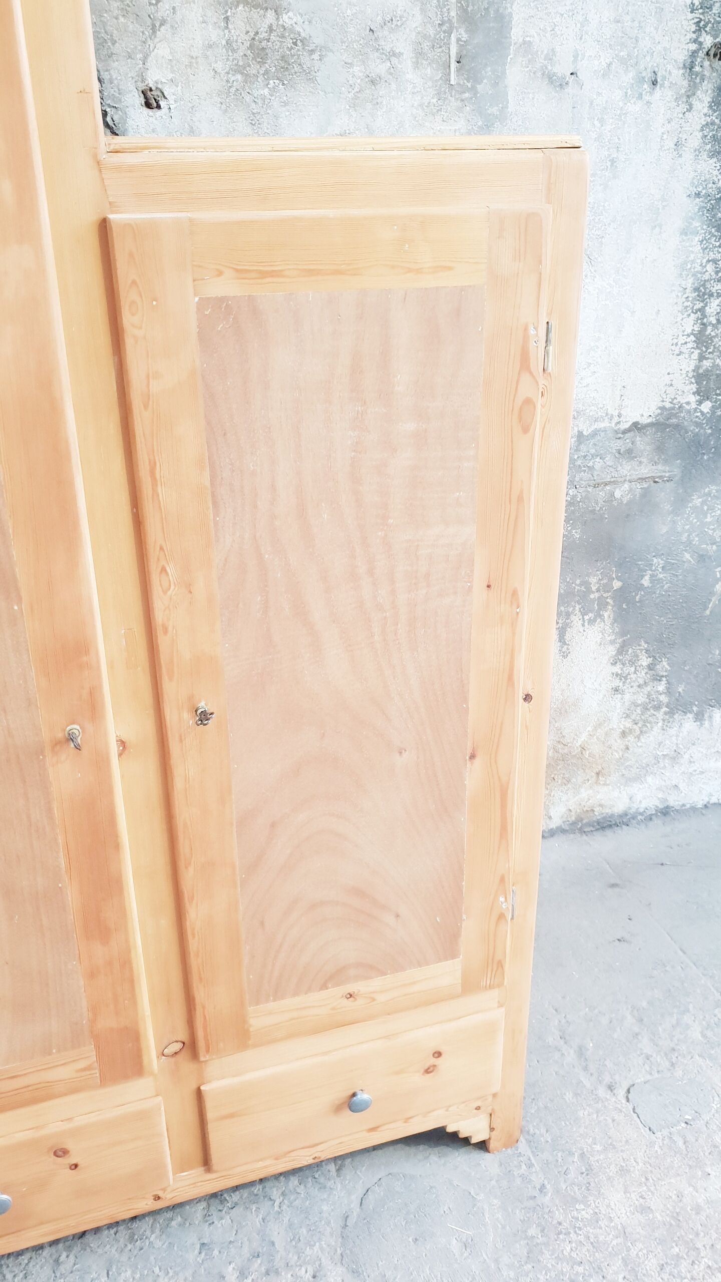 Vintage asymmetrical cabinet