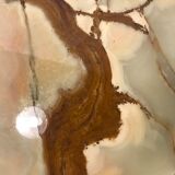 Vintage saddle in albathus and brass