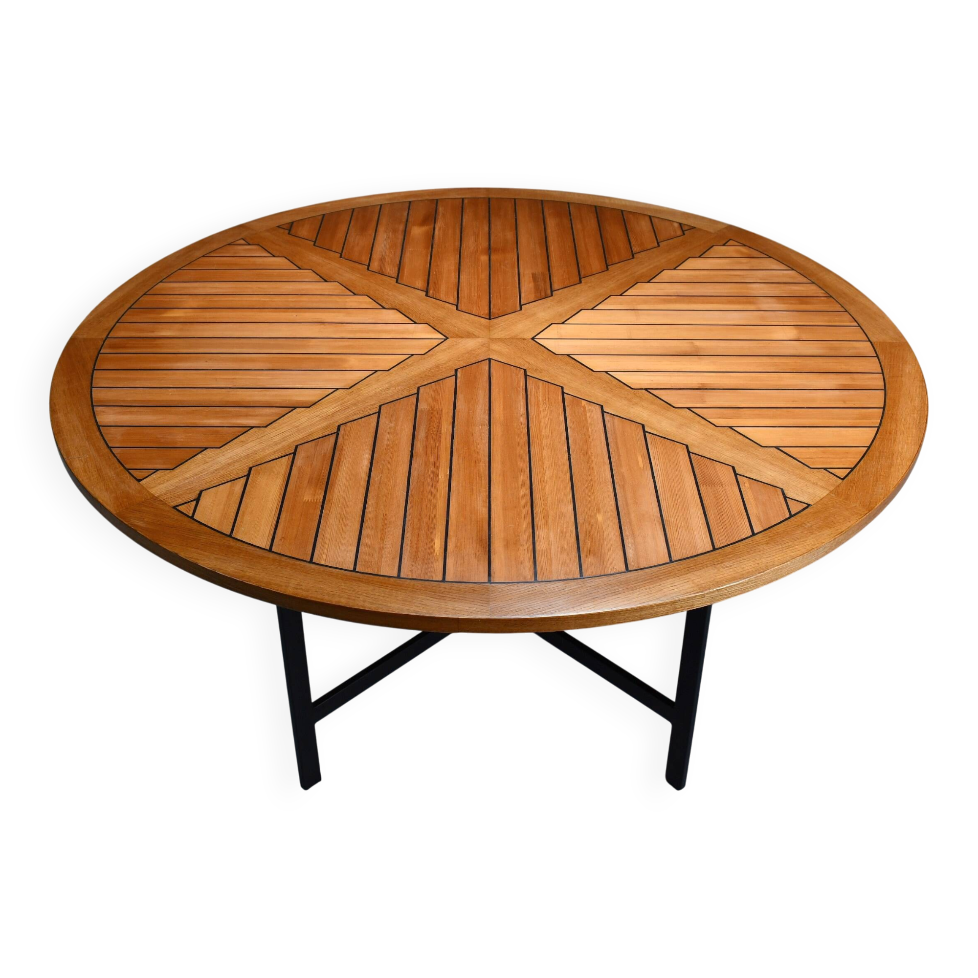 Round Dining table by Olle Pira. 1970s, Sweden