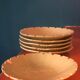 6 white Seletti/Diesel plates