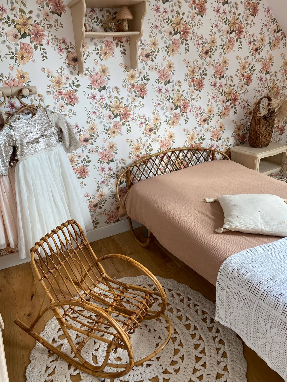 Rattan rocking chair