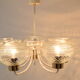 Mid-century chandelier by instala jilove u decina,1970's.