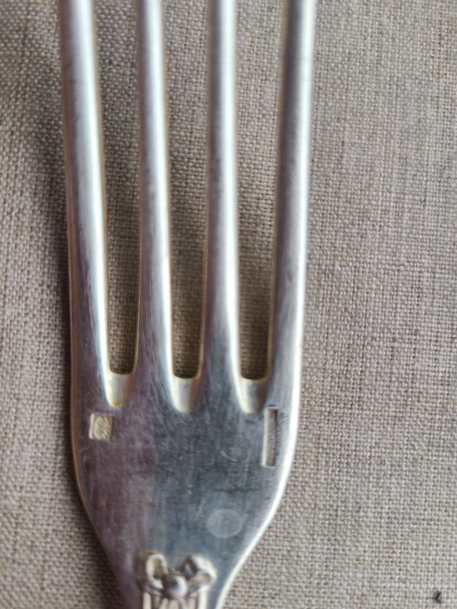 12 spoon and 12 forks in Christofle silver metal in box