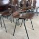 Lot of 16 obo erome chairs, 70s Germany