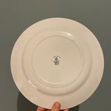 Set of 2 round dishes Terre de Fer XIXth "Madrid"