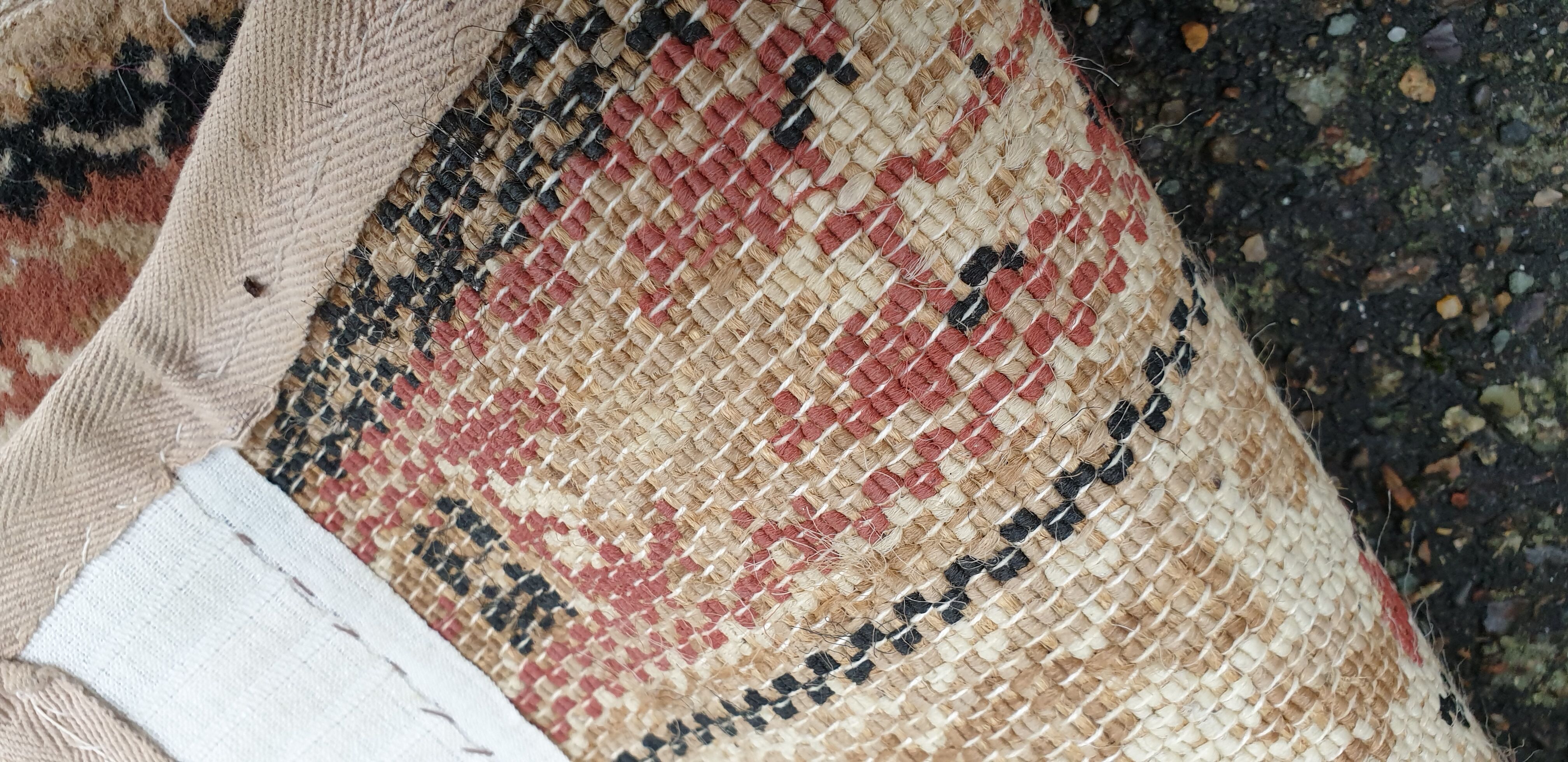 Oriental carpet wool