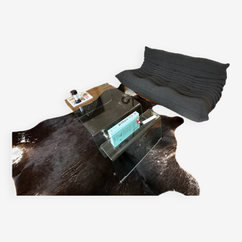 Togo 3-seater sofa anthracite gray