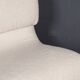 Italian 20thc set of four seats in cream boucle c.1980