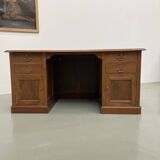 1950s walnut counter or desk