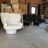 White Elda Joe Colombo chair Longhi, new condition!