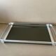 70s smoked glass tray