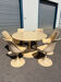 Space Age Table with tulip design and 6 chairs