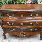 Louis XV style curved chest of drawers