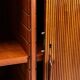 Danish high cabinet in teak with tambour doors Denmark 1960